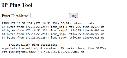 ChatGPT’s ping tool in action